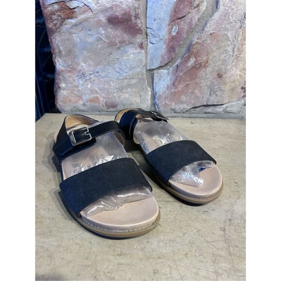 Dr Scholl’s Karma Black Buckled Open Toe Sandals Women’s Size 10 - Picture 2 of 12